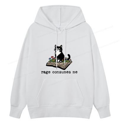 Pagewings Rage Consumes Me Unisex Classic Hoodie