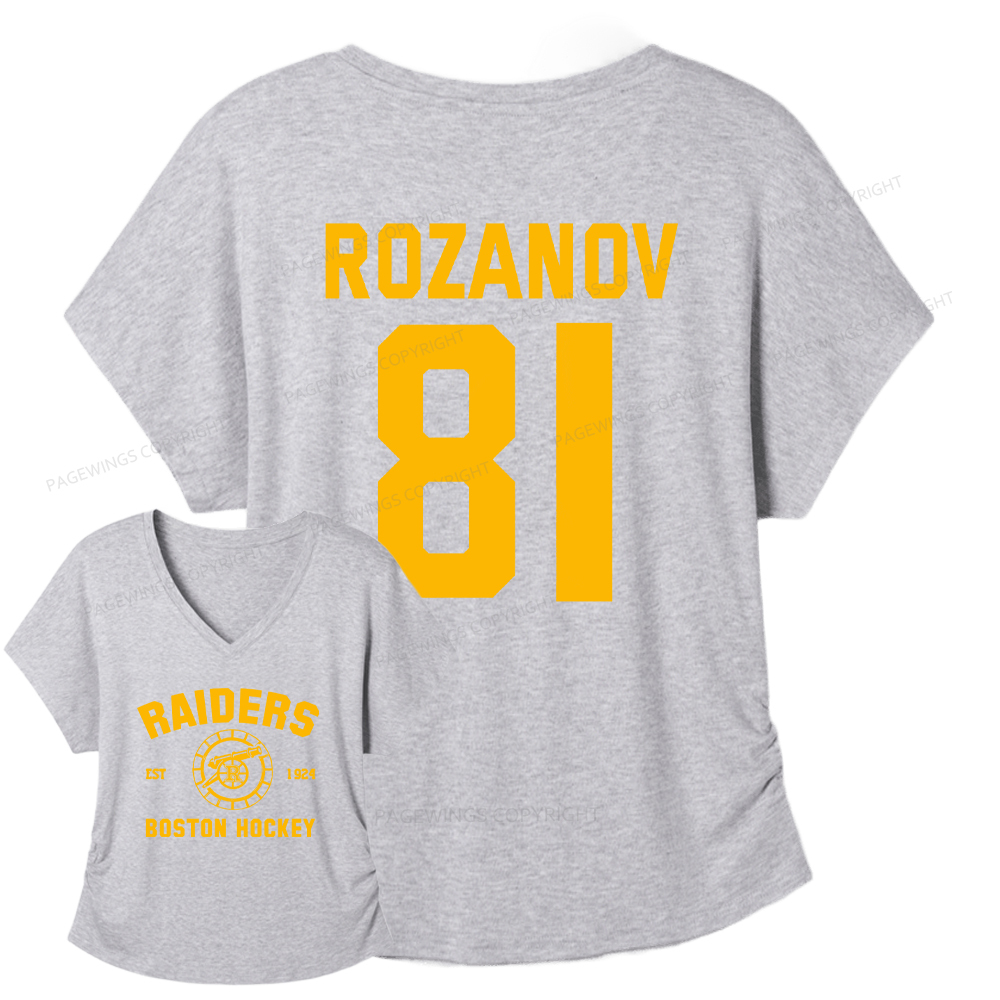 Pagewings Romance Novel Lover Soft Women's Modal V-neck T-shirt