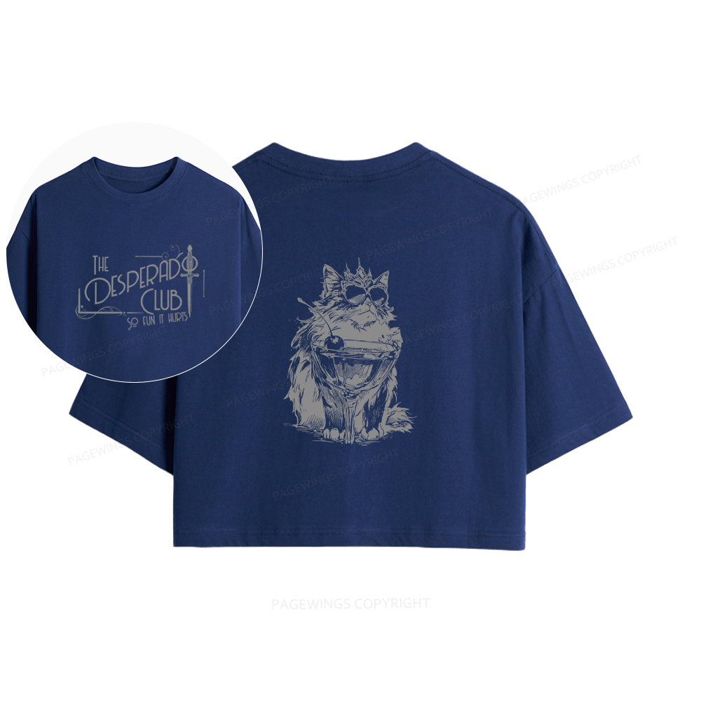 Pagewings The Desperado Club Women Crop Tops