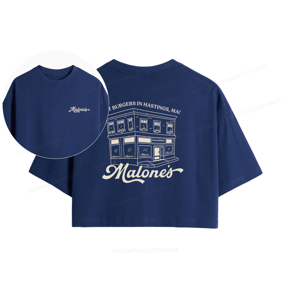 Pagewings Hockey Romance Women Crop Tops