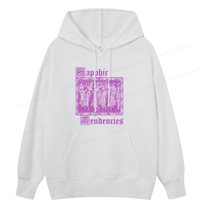 Pagewings Sapphic Tendencies Unisex Classic Hoodie