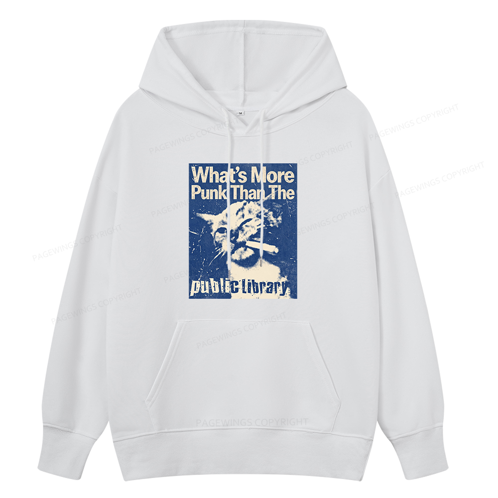 Pagewings What's More Punk Than The Public Library Unisex Classic Hoodie