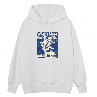 Pagewings What's More Punk Than The Public Library Unisex Classic Hoodie