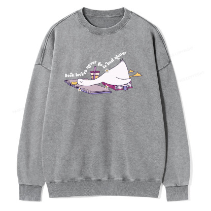 Pagewings Cute Trendy  Design for Shirt Unisex Washed Sweatshirt