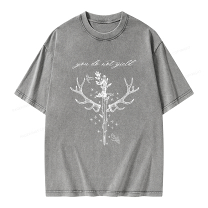Pagewings Libraries Were Full Of Ideas Unisex Washed T-shirt