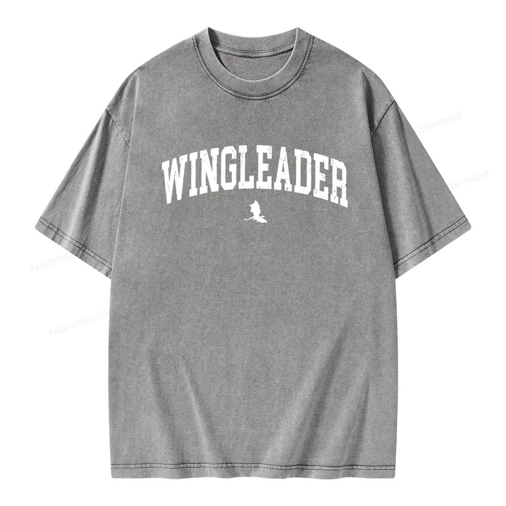 Pagewings Wingleader Unisex Washed T-shirt