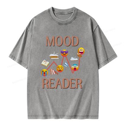 Pagewings Mood Reader Unisex Washed T-shirt
