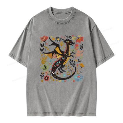 Pagewings Fantasy Reader Unisex Washed T-shirt