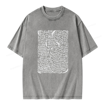 Pagewings Pride and Prejudice Unisex Washed T-shirt