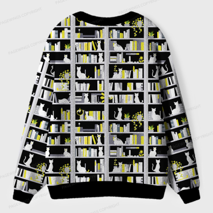 Pagewings I Have No Shelf Control  Unisex Ugly Cardigan Sweaters