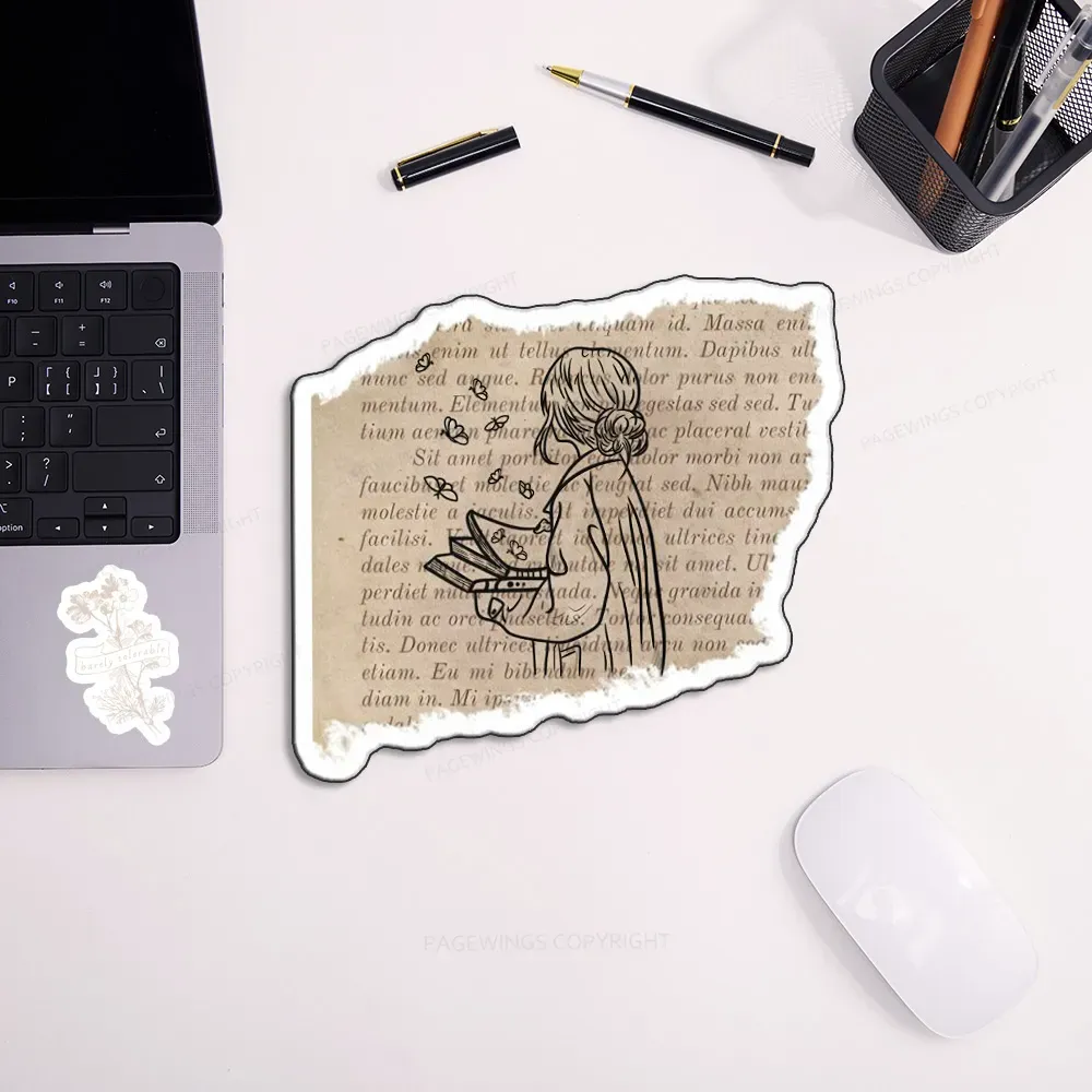 Pagewings Books Mouse Pad