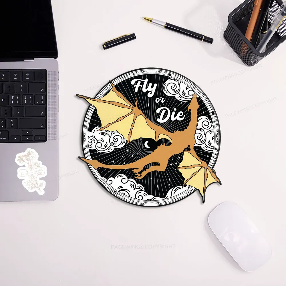 Pagewings Fly Or Die Mouse Pad