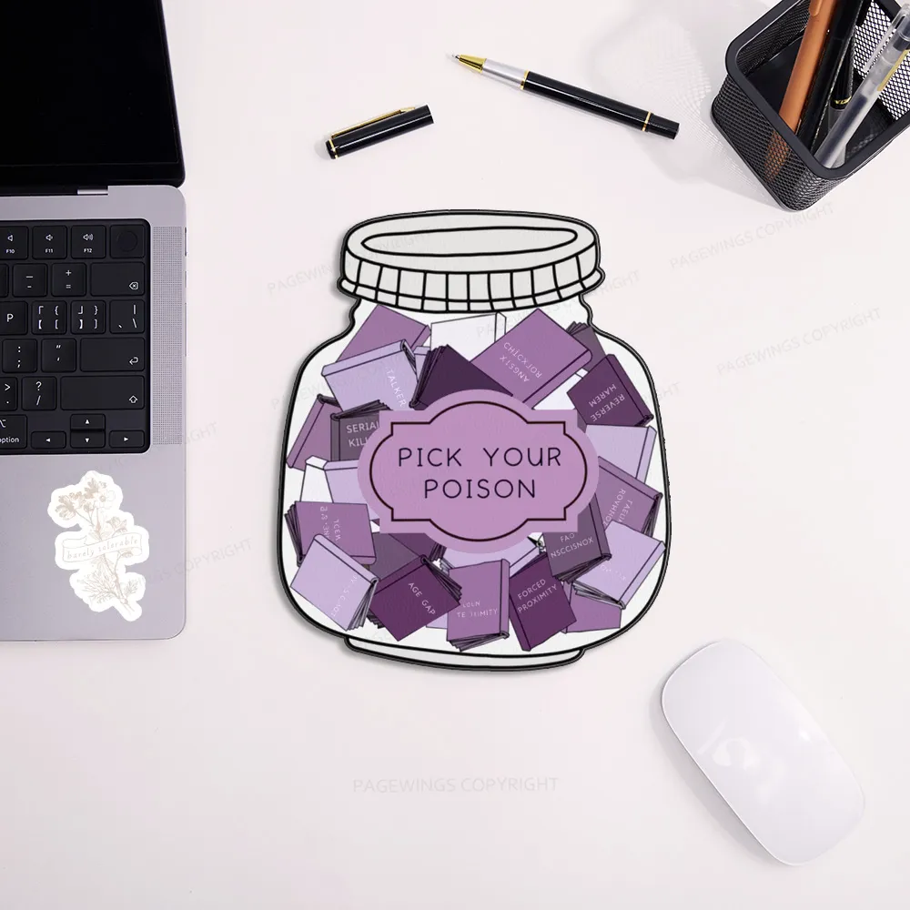Pagewings Pick Your Poison Mouse Pad
