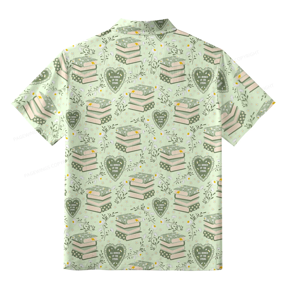 Pagewings All Booked Up For Spring Unisex Hawaiian Shirt