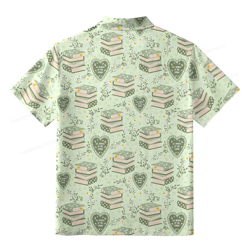Pagewings All Booked Up For Spring Unisex Hawaiian Shirt