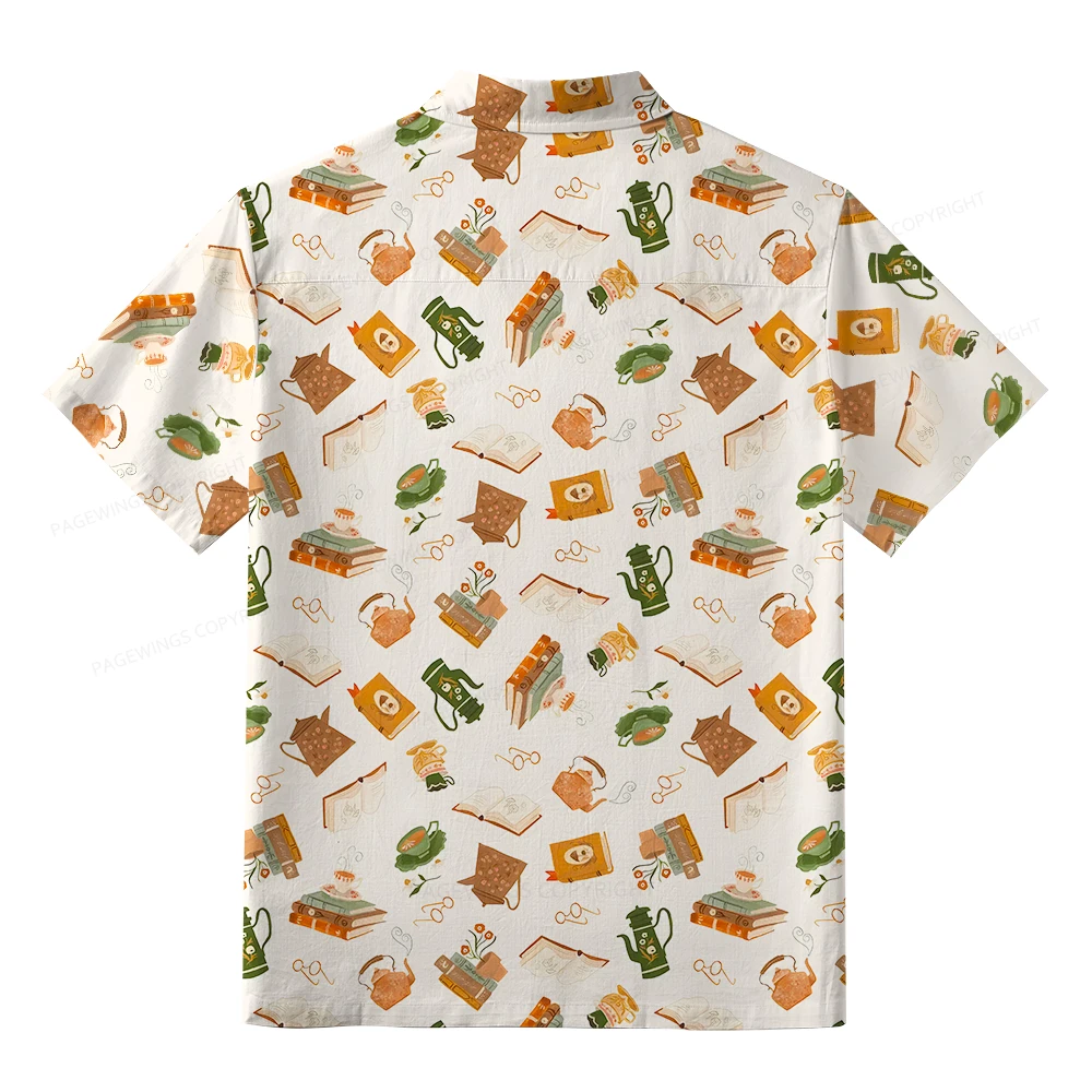 Pagewings Book Lover Unisex Hawaiian Shirt