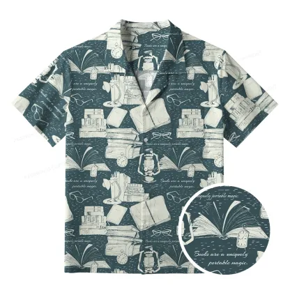 Pagewings Books Are A Uniquely Portable Magic Unisex Hawaiian Shirt