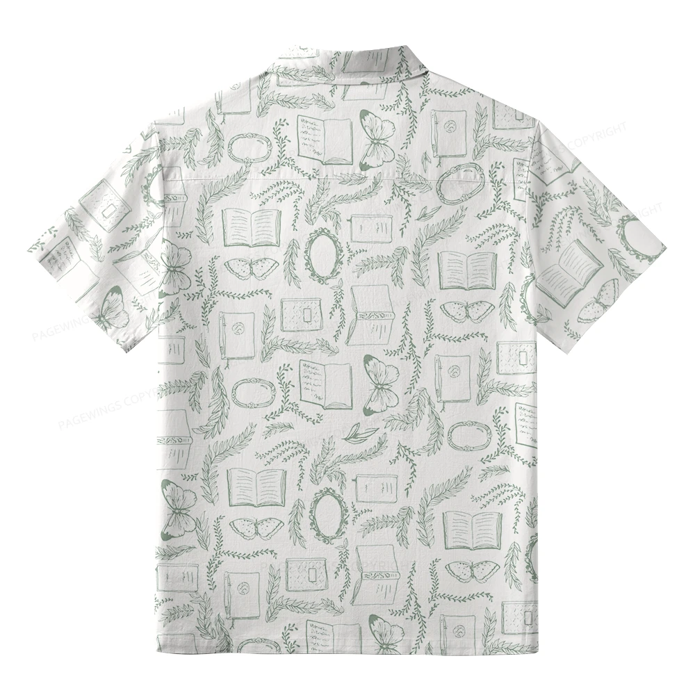 Pagewings Read Books Be Kind Stay Weird Unisex Hawaiian Shirt