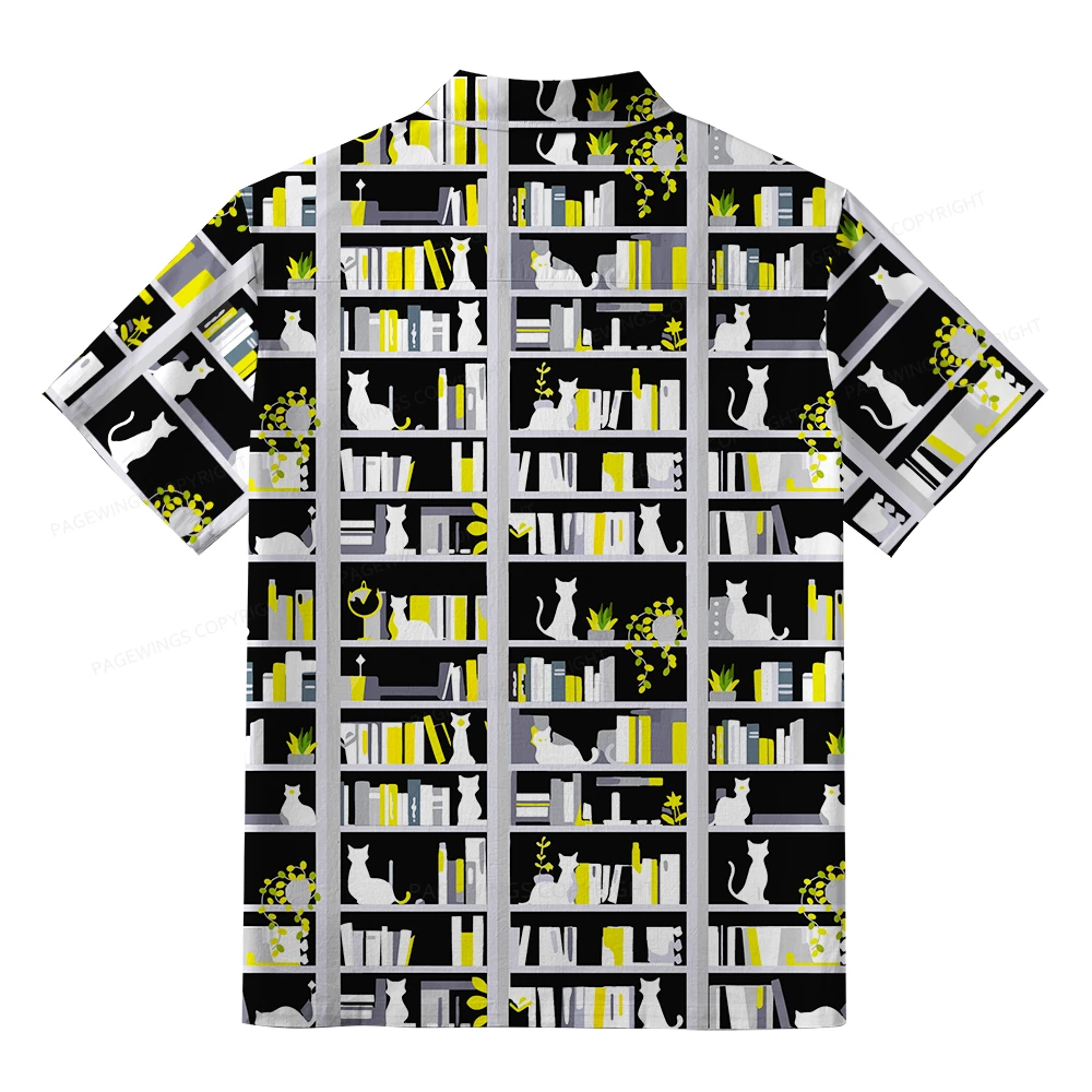 Pagewings Everyone Belongs At The Library Unisex Hawaiian Shirt