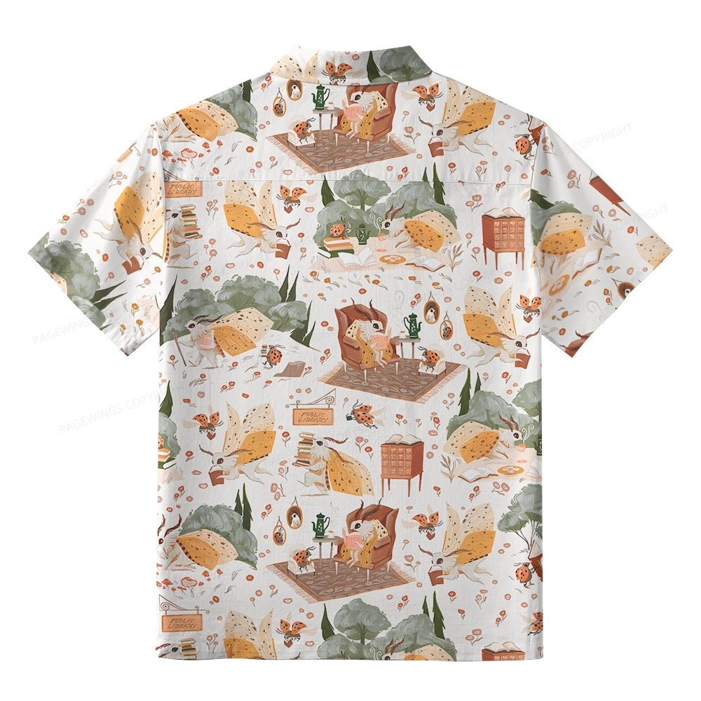 Pagewings It's A Good Day To Read A Book Unisex Hawaiian Shirt