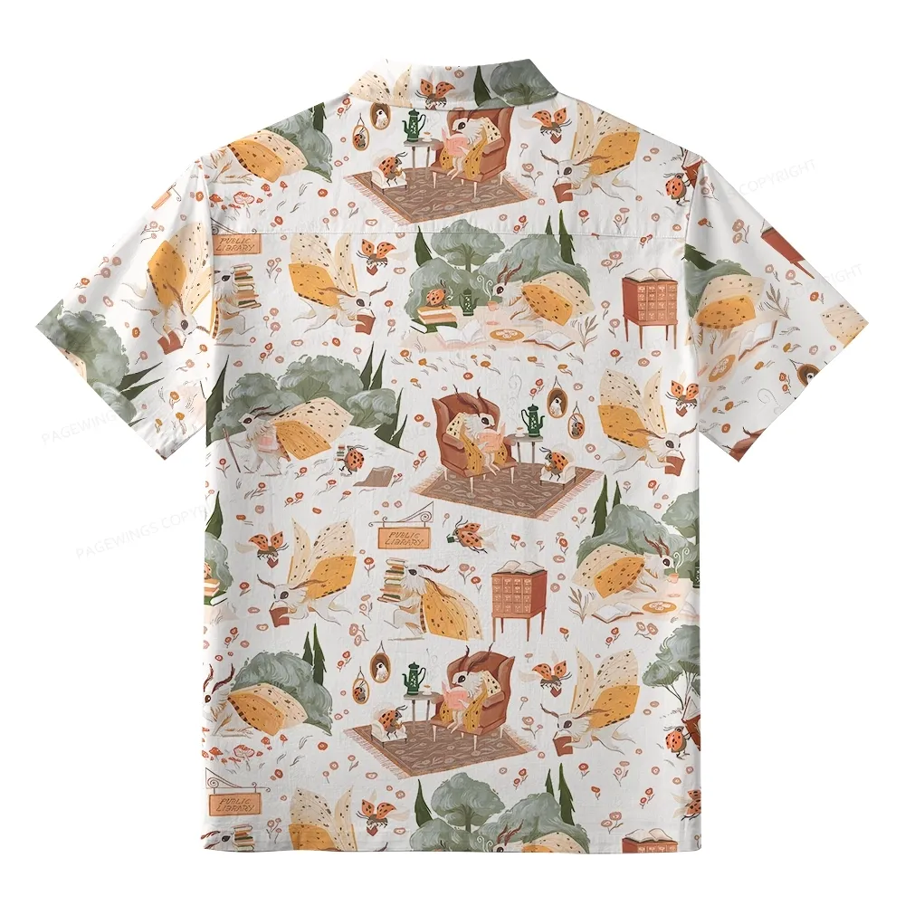 Pagewings It's A Good Day To Read A Book Unisex Hawaiian Shirt