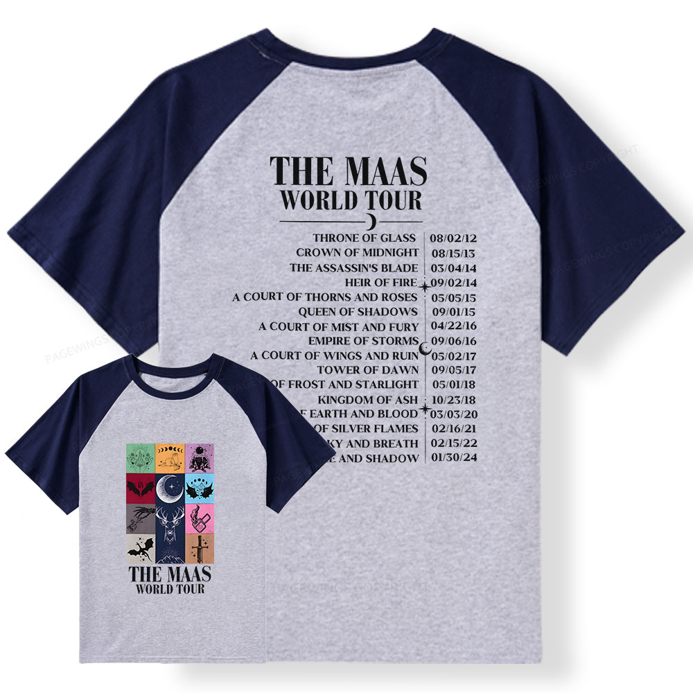 Pagewings World Tour Raglan T-shirt