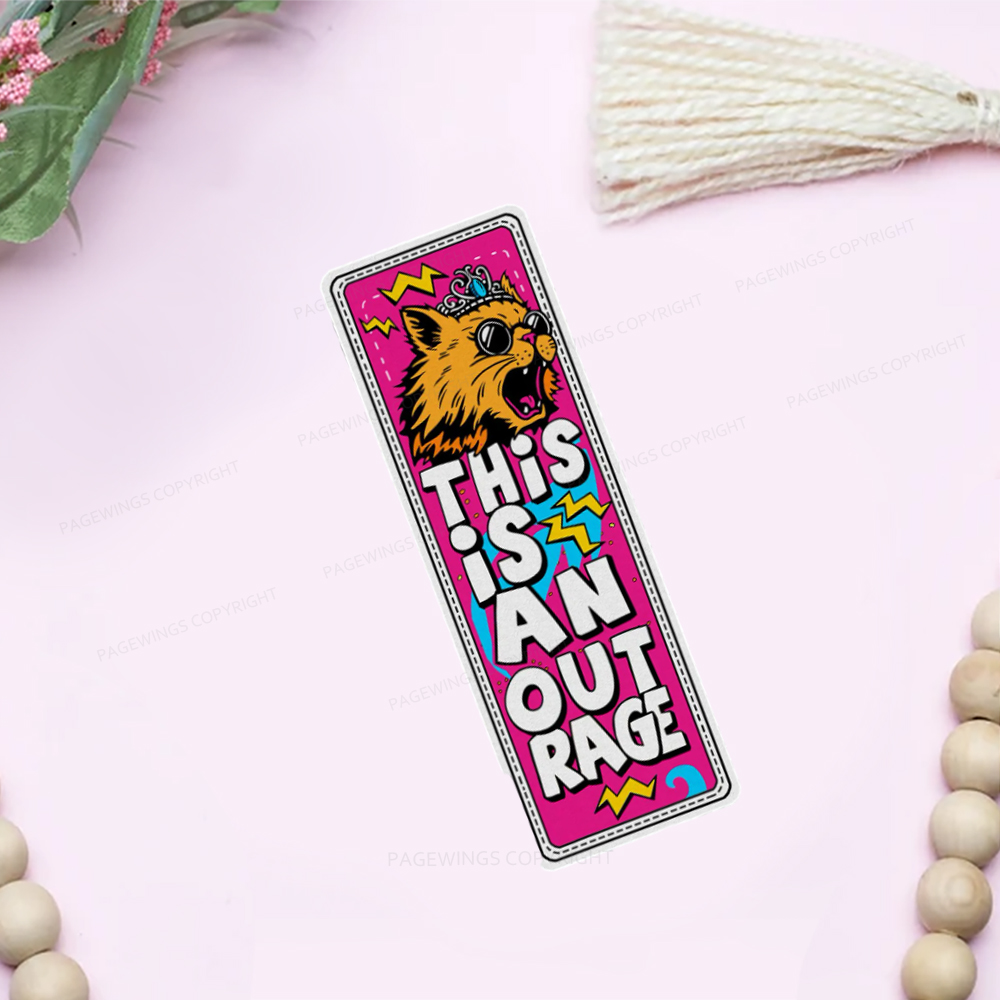 Pagewings This Is An Outrage Bookmark