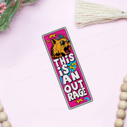 Pagewings This Is An Outrage Bookmark