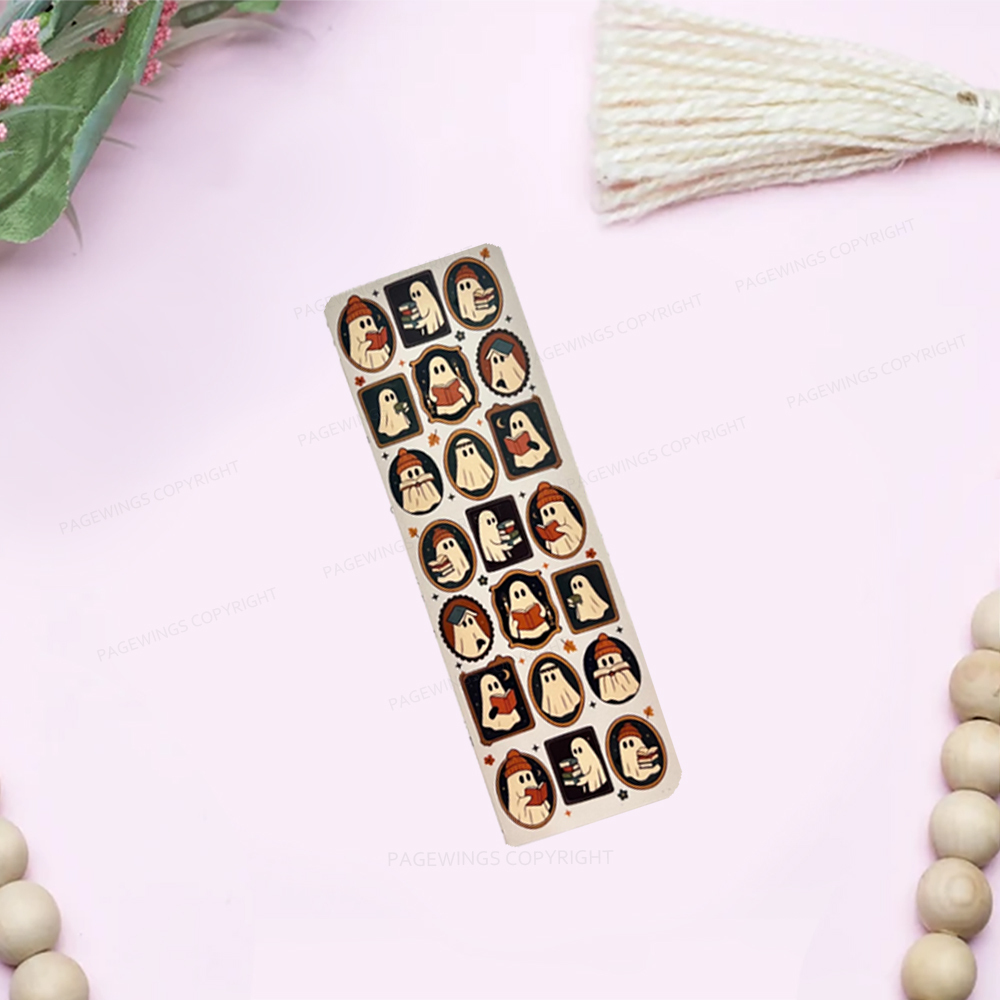 Pagewings Halloween Ghost Reading Bookmark