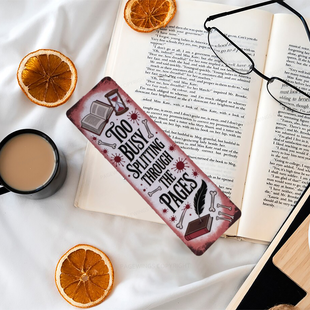 Pagewings Too Busy Splitting Through The Pages Bookmark