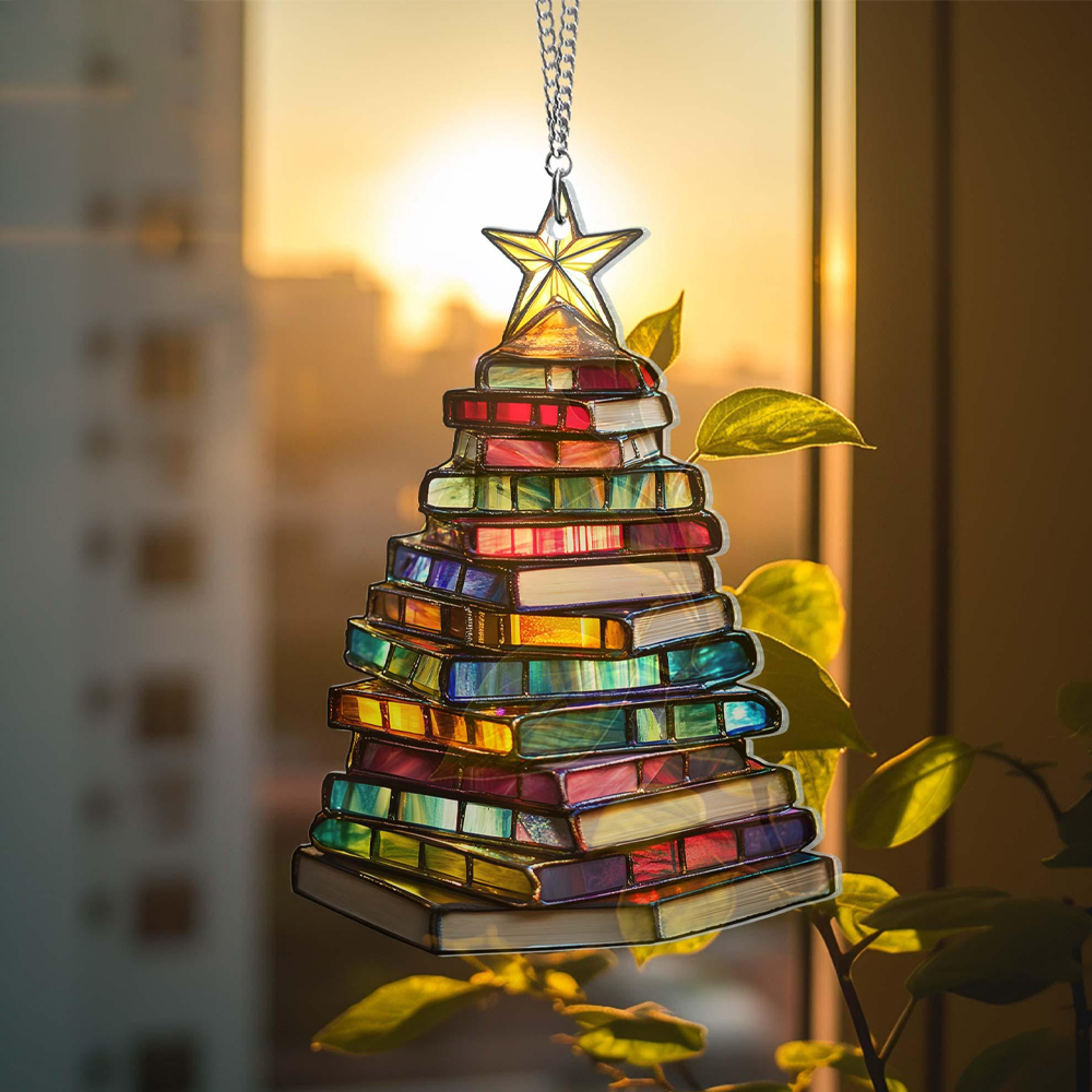 Pagewings Christmas Book Tree Ornament