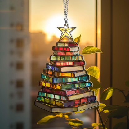 Pagewings Christmas Book Tree Ornament