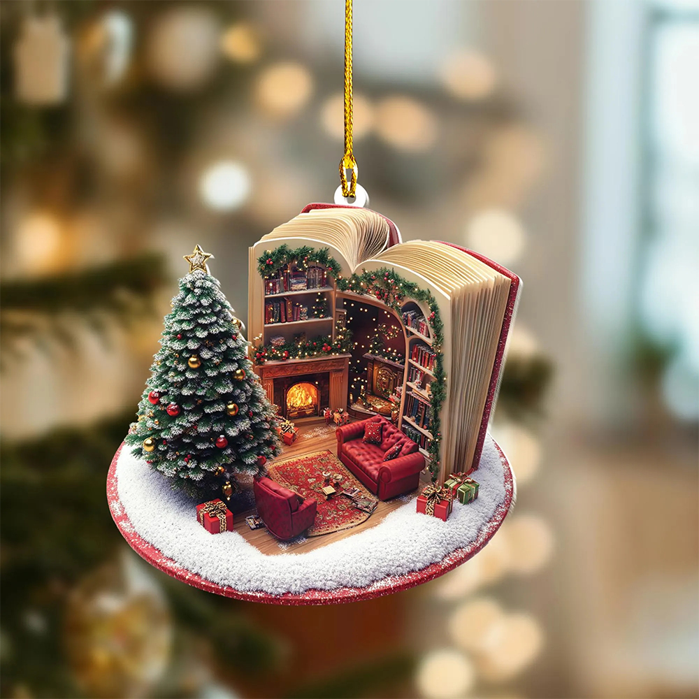 Pagewings Cozy Christmas Vibe Ornament