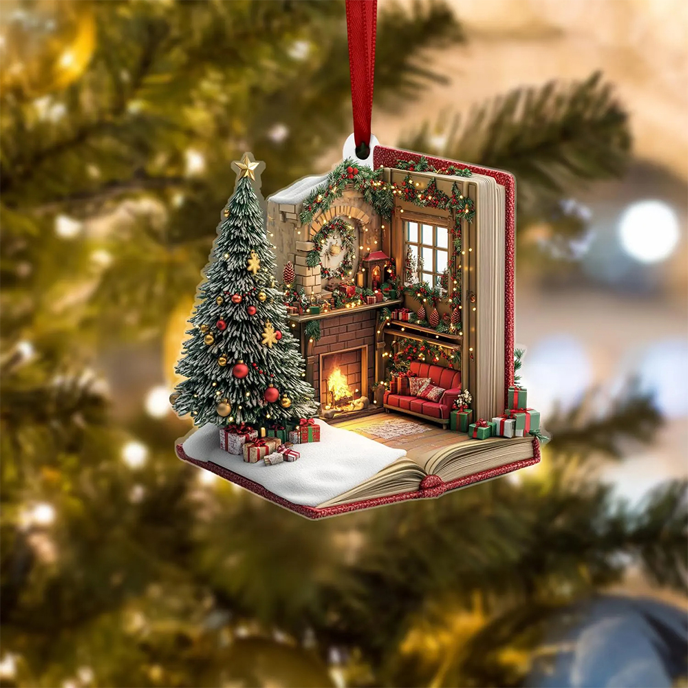 Pagewings Cozy Christmas Vibe Ornament