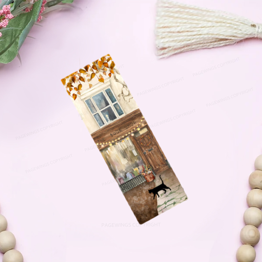 Pagewings Bookshop Watercolor Bookmark
