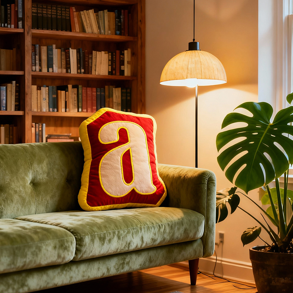 Pagewings Read Shaped Throw Pillow