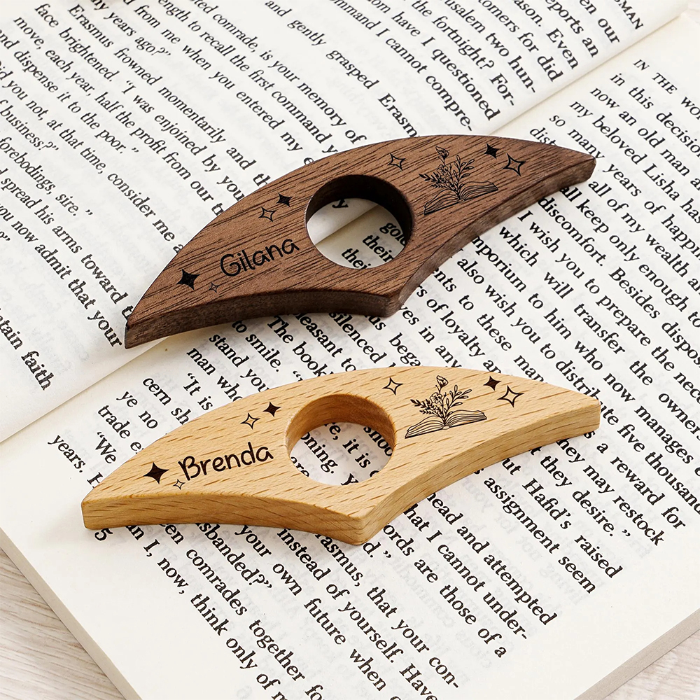 Pagewings Personalized Book Lover Book Page Holder