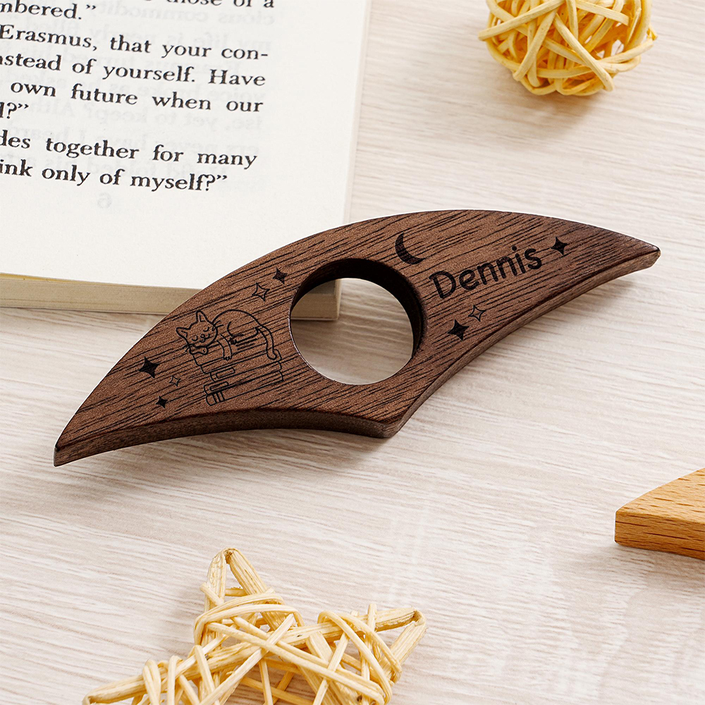 Pagewings Personalized Just One More Page Book Page Holder