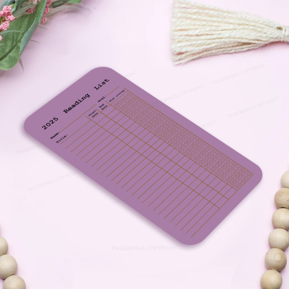 Pagewings Personalized Your TBR Bookmark
