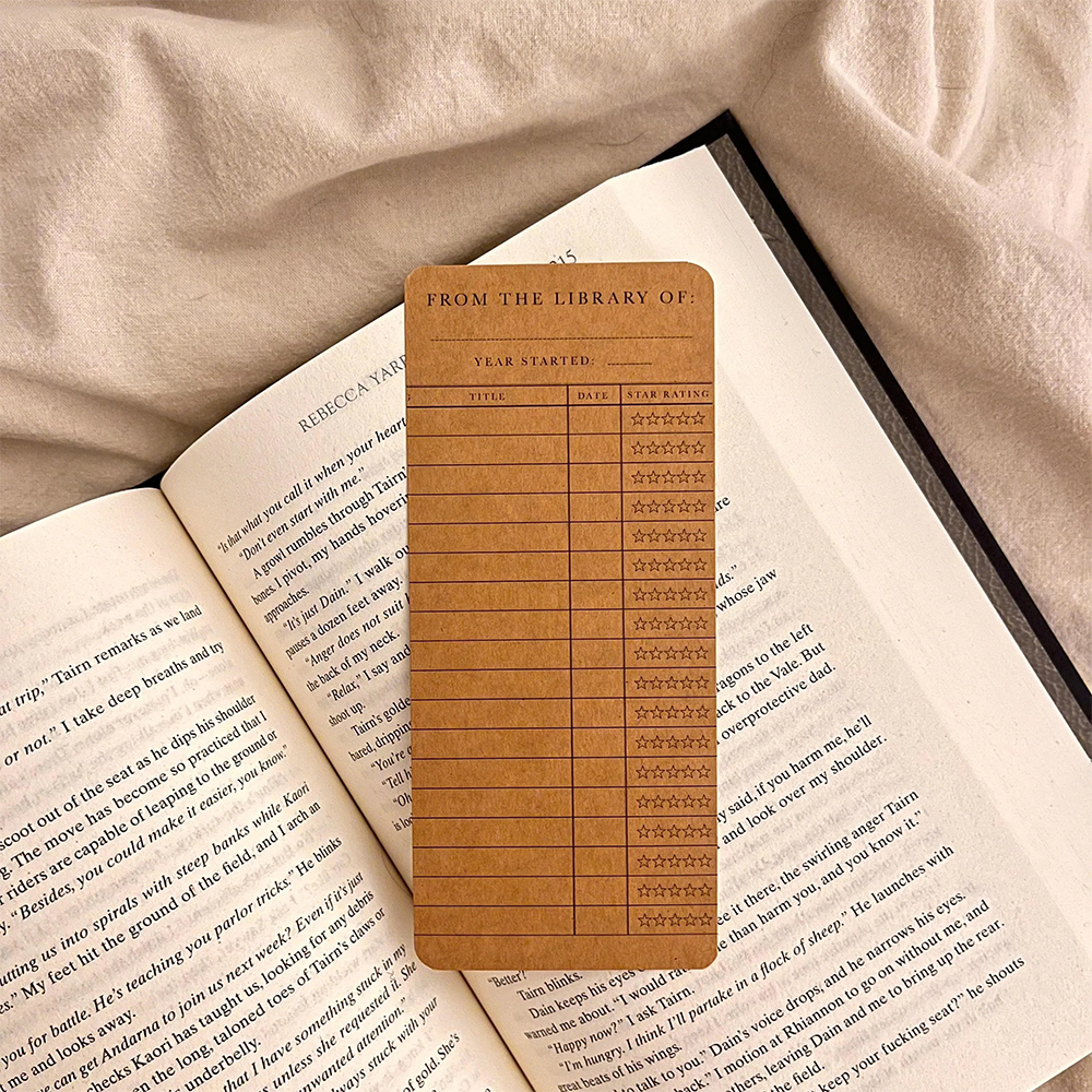 Pagewings 2026 Reading Tracker Bookmark