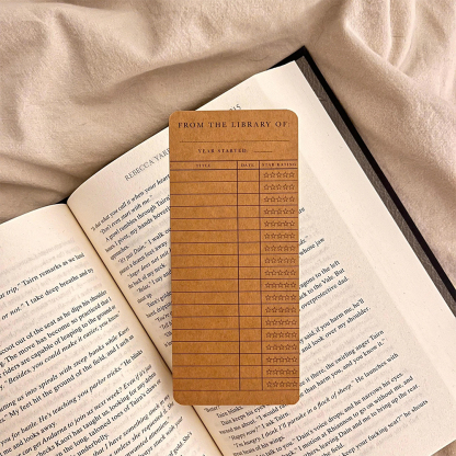 Pagewings 2026 Reading Tracker Bookmark