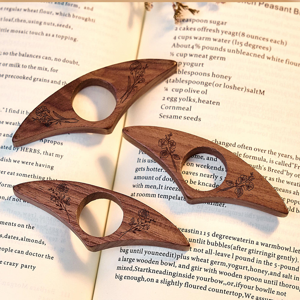 Pagewings Personalized Name And Flower Book Lover Book Page Holder