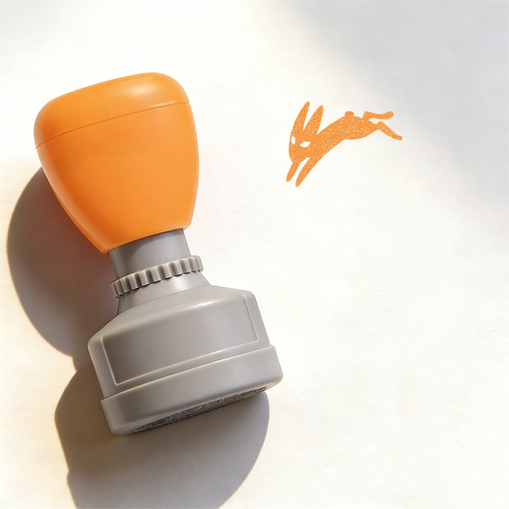 Pagewings Death Bunny Stamp