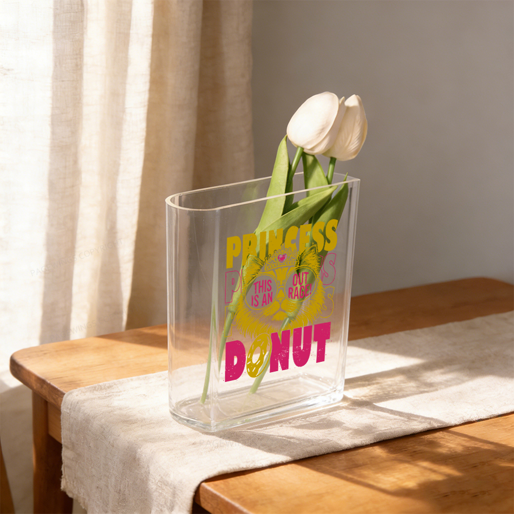 Pagewings This Is An Outrage Acrylic Book Vase