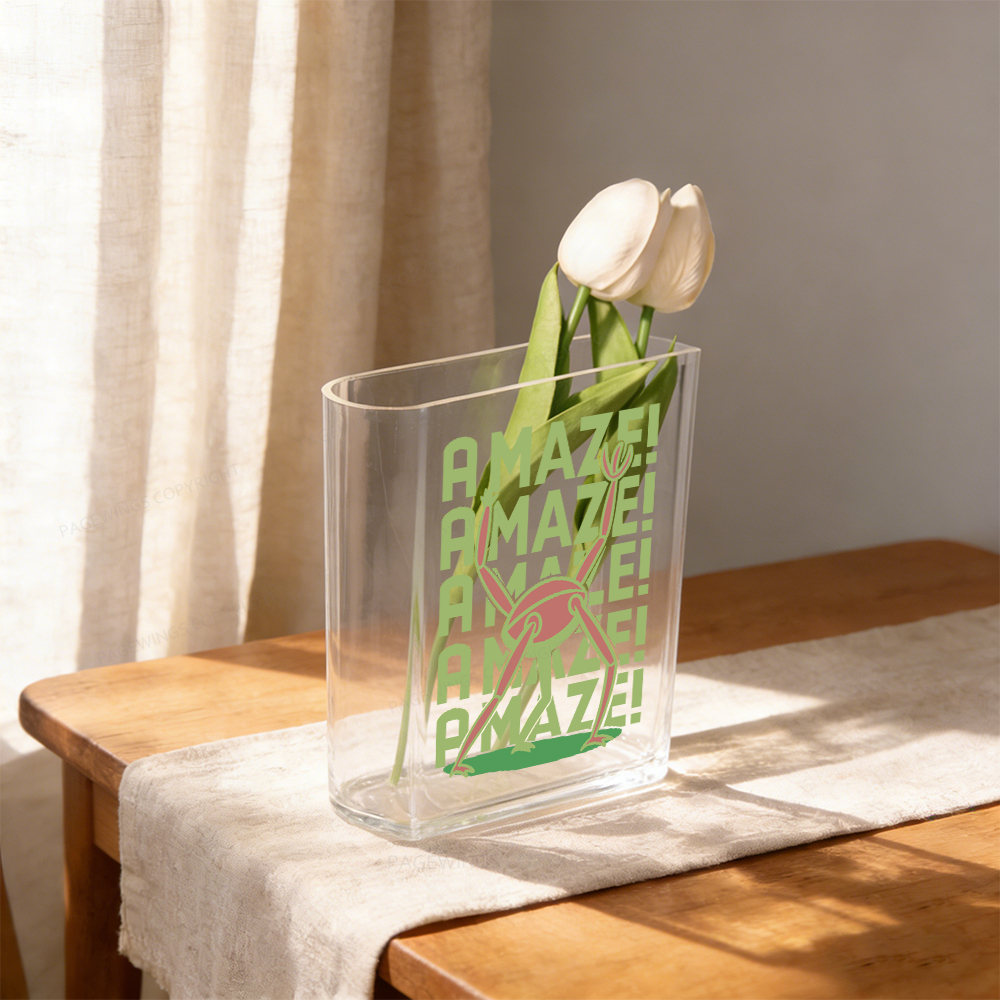 Pagewings Sci-Fi Book Lover Acrylic Book Vase