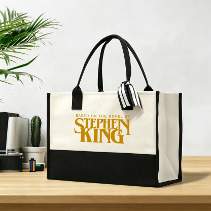 Pagewings Based On A Novel By Horror Writer12416 Large Tote Bag
