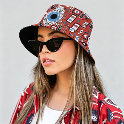 Pagewings Make Orwell Fiction Again2001H Bucket Hat