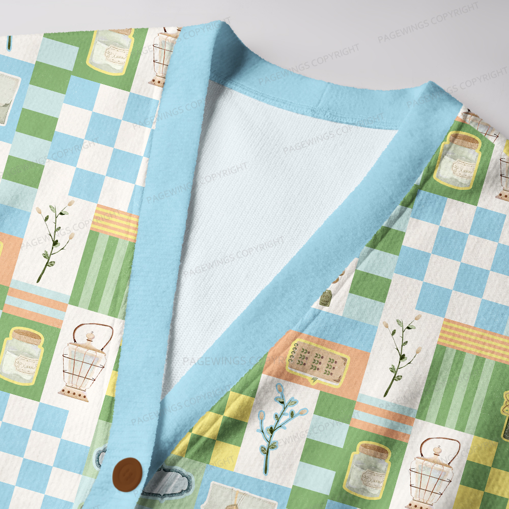 Pagewings Cozy Reading Unisex Ugly Cardigan Sweaters