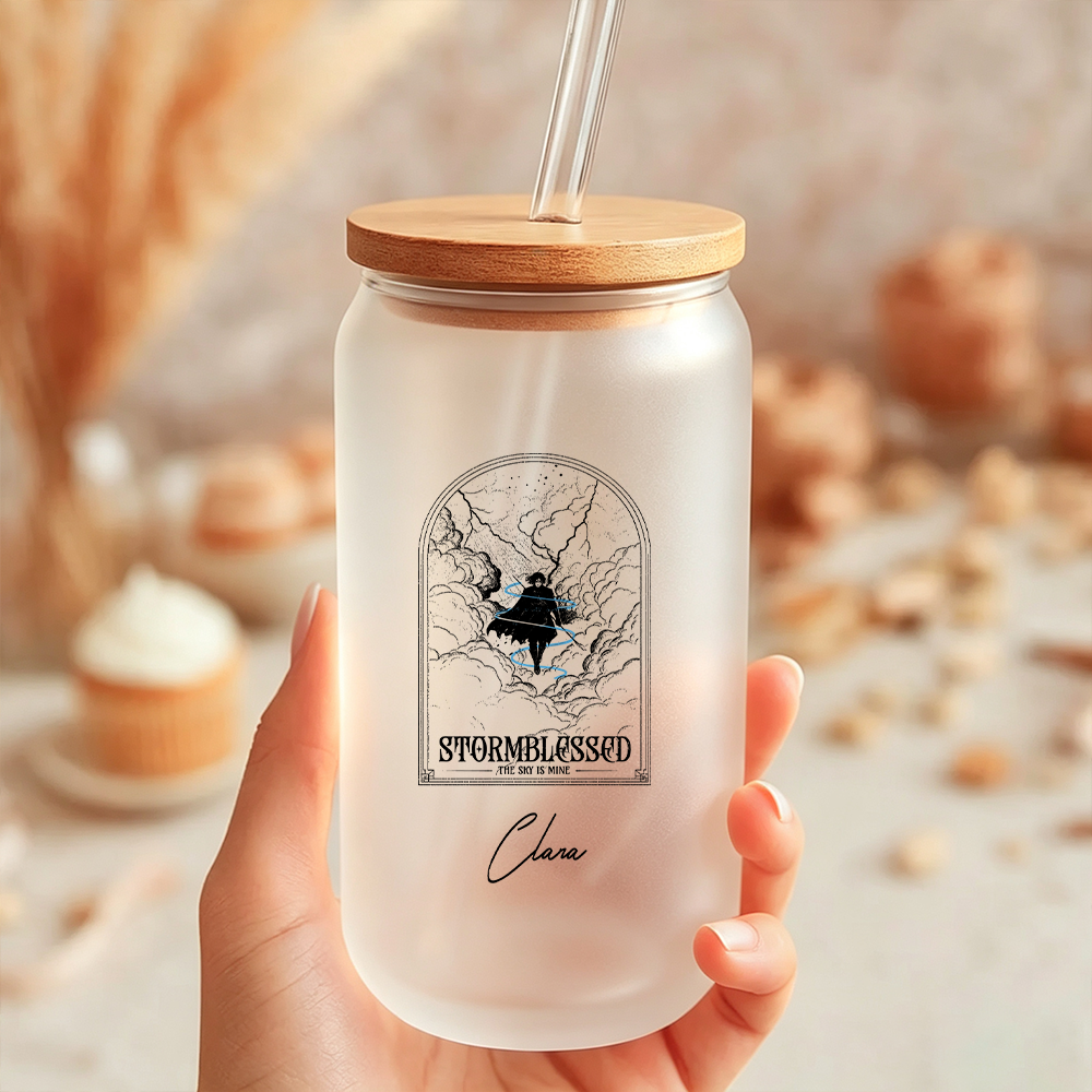 Pagewings Personalized Fantasy Novel Lovers Glass Can Tumbler