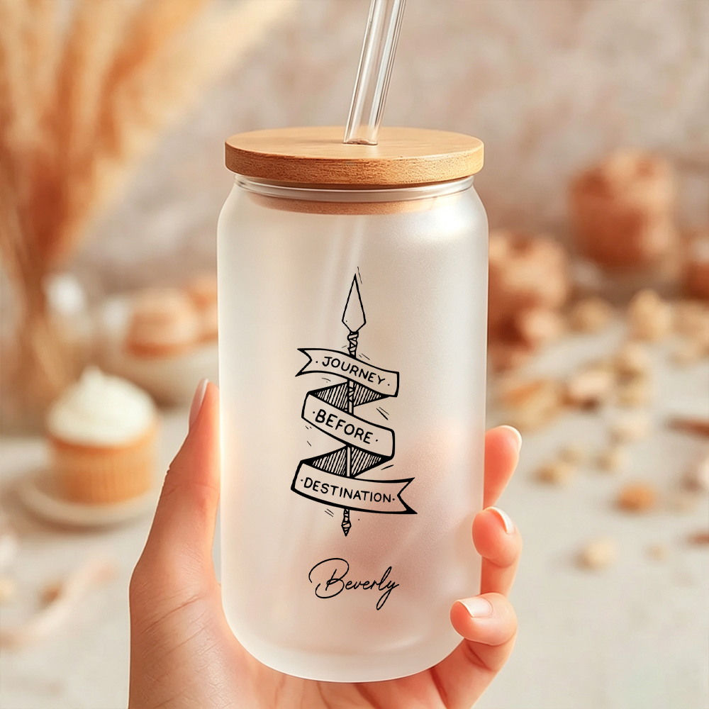 Pagewings Personalized Fantasy Novel Lovers Glass Can Tumbler